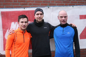 Schnellste Männer: Moritz Marquard, Michael Kendelbacher und Andreas Kramer (von links).