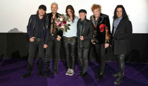 Die Scorpions mit Filmemacherin Katja von Garnier