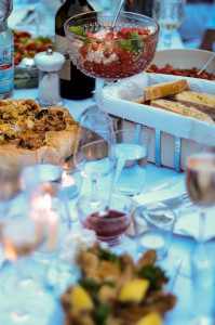 Leckeres Essen: Die Teilnehmer des Diner en Blanc sorgten für viel Abwechslung auf den Tischen.