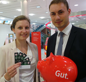 Die SSK auf dem Stadtfest: Marleen André und Florian Winterberg freuen sich auf viele Besucher.