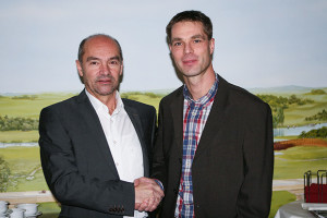 Direktorenwechsel: Steffen Heyerhorst (rechts) rückt auf die Stelle von Walter Burkhard (links) auf.