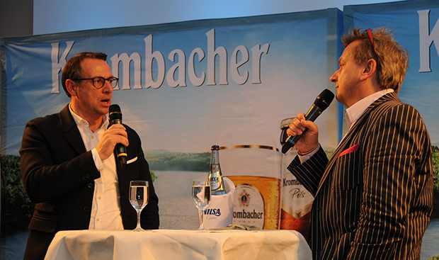 Wunsch: Im Gespräch mit Christoph Dannowski (rechts) wünschte sich Martin Bader für 96 einen ein 3:1 über Darmstadt.
