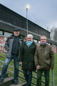 Stolz auf die Eigeninitiative: Klaus Schwarzer, Heike Zündorf und Bodo Martin (von links).