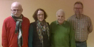 Alt und neu: Wiederwahlen gab es beim Tennisvorstand des TSV Kirchdorf – von rechts: Gerhard Giesecke, Wolfgang Schmoley, Christine Wendorff und Günter Wendorff. Foto: privat