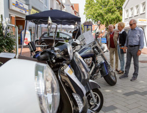 Zweiradsaison: Fahrräder, Roller und Motorräder sind auf der Autoschau präsent. foto:kasse