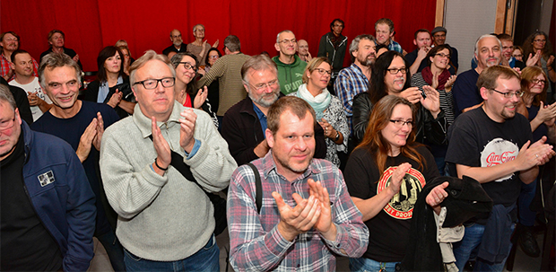Begeistert: Das Publikum im ASB Bahnhof.