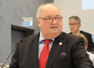 Mutiges Eintreten: RSB-Vorsitzender Joachim Brandt.