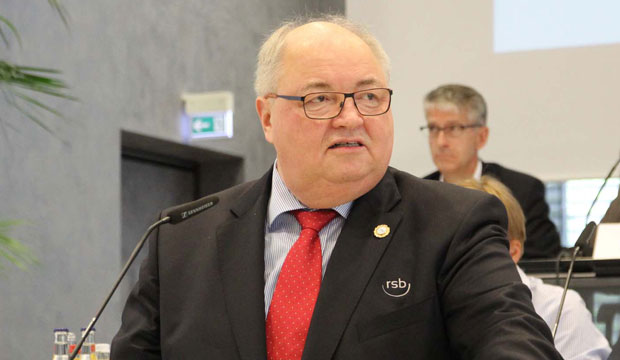 Mutiges Eintreten: RSB-Vorsitzender Joachim Brandt.
