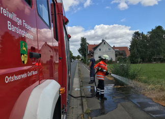 Brandgefahr nicht nur im Wald, sondern auch im Feld und an den Straßenrändern. Barsinghäuser Feuerwehrleute waren in den letzten Tagen pausenlos im Einsatz.
