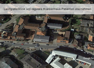 In einem ersten Schritt hat das niedersächsische Gesundheitsministerium 22 Rehakliniken angewiesen, reguläre Patienten aus Krankenhäusern zu übernehmen. Damit sollen Kapazitäten für Corona-Patienten in den Krankenhäusern geschaffen werden. Betroffen ist auch die Landgrafen-Klinik in Bad Nenndorf. Foto: Google Earth
