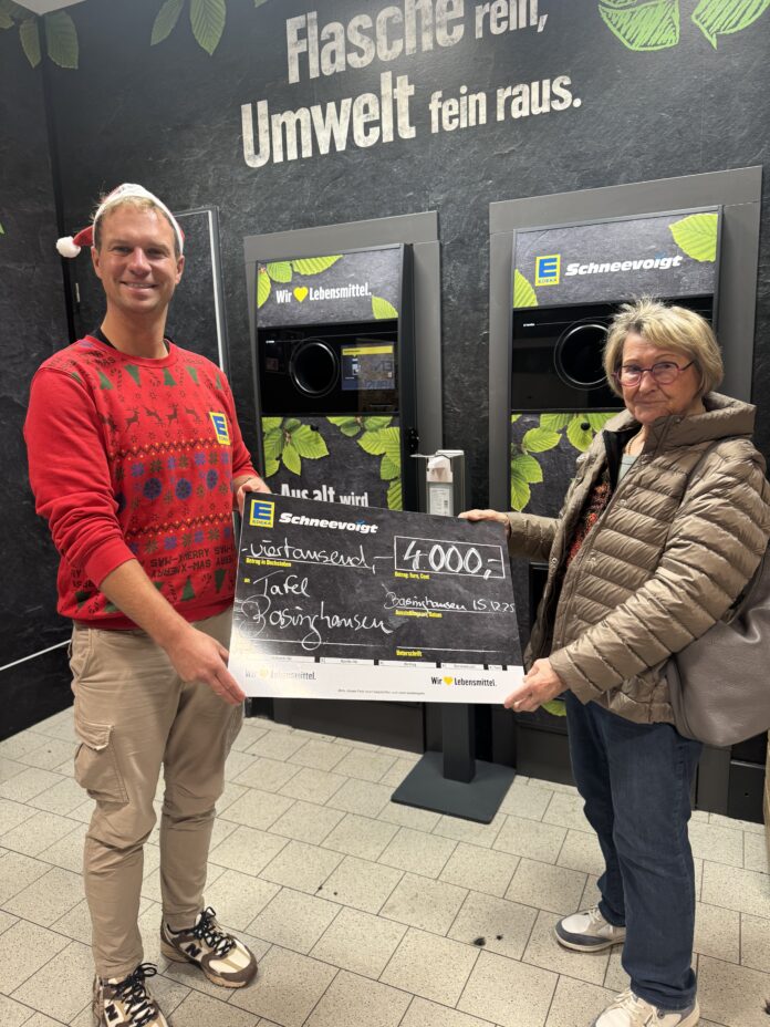 Pfandspende EDEKA Schneevoigt