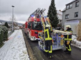 Personenrettung über Drehleiter