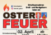 Ortsfeuerwehren Groß- und Nordgoltern laden zum Osterfeuer ein