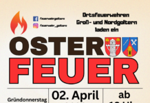 Ortsfeuerwehren Groß- und Nordgoltern laden zum Osterfeuer ein