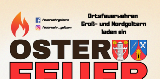 Ortsfeuerwehren Groß- und Nordgoltern laden zum Osterfeuer ein