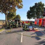 Verkehrsunfall auf der L392 / Einmündung Brandhorst in Landringhausen
